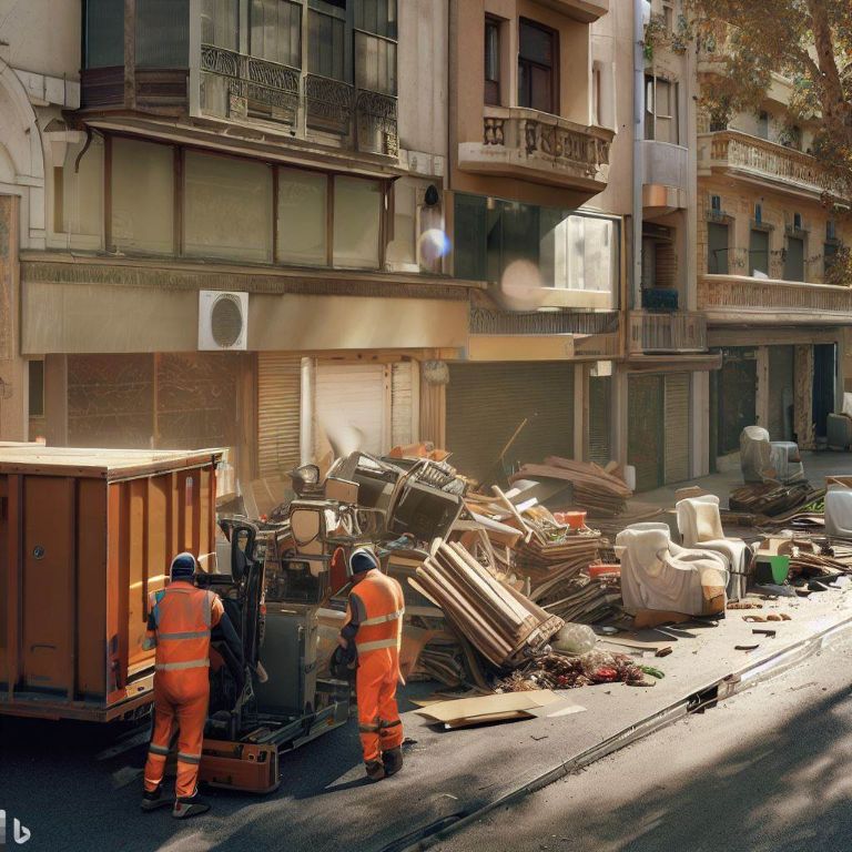 Reciclaje en el vaciado de locales en Xeraco: Construyendo un futuro sostenible