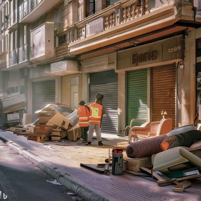 Reducción del impacto ambiental y cumplimiento normativo en el vaciado de locales comerciales
